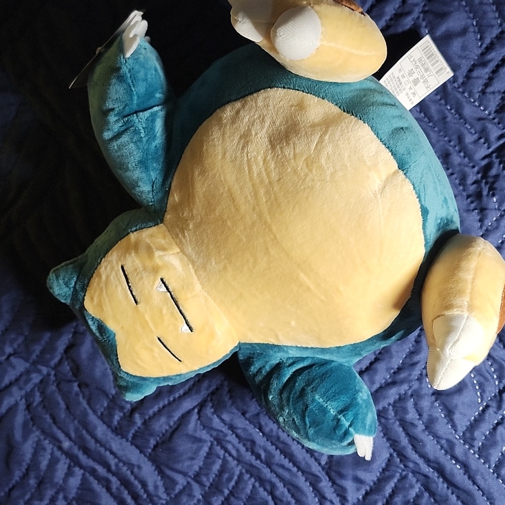 NWT Pokemon 9 inch (from ear to rear) Snorlax! - Picture 5 of 5